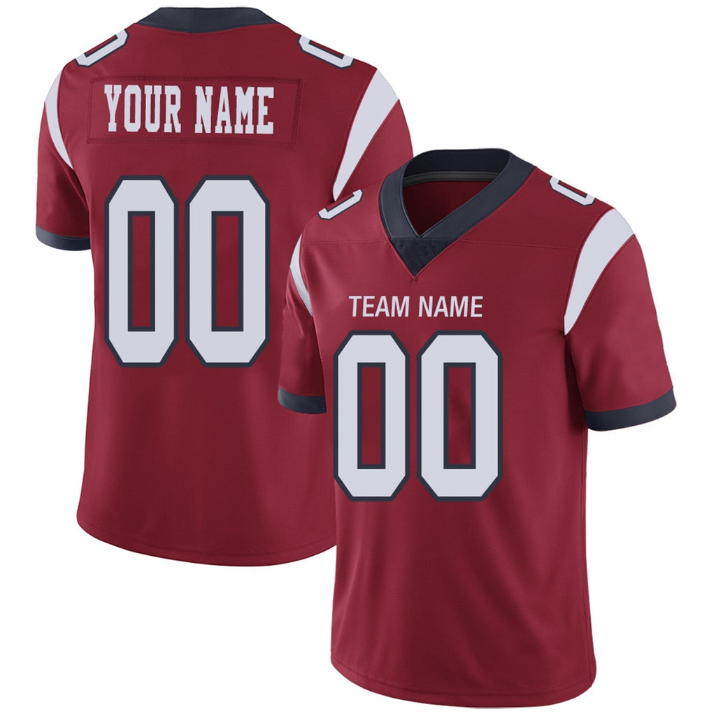 Custom navy football jersey front view | GameDay Jerseys