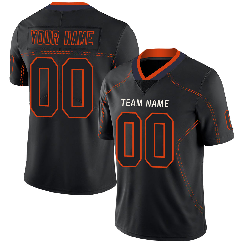 Custom black football jersey | GameDay Jerseys