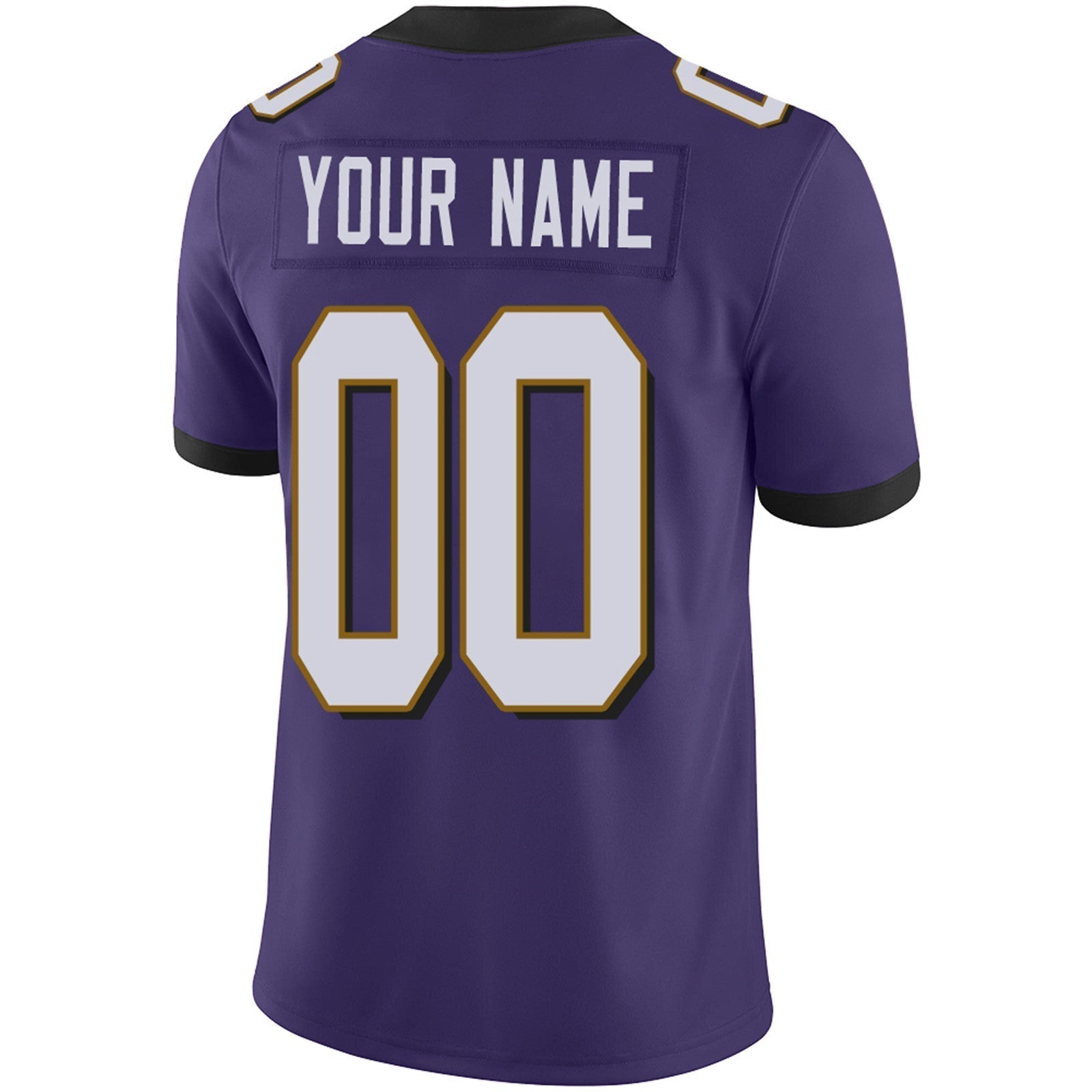 Custom purple football jersey side view | GameDay Jerseys