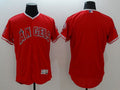 Custom Fan-Made Red Los Angeles Angels Baseball Jersey Los Angeles Angels Red Baseball Jersey