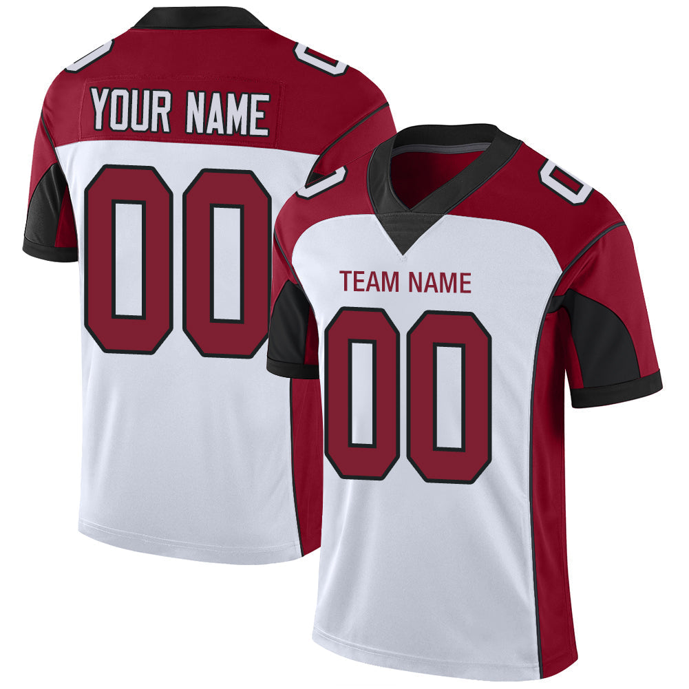 Custom white football jersey | GameDay Jerseys