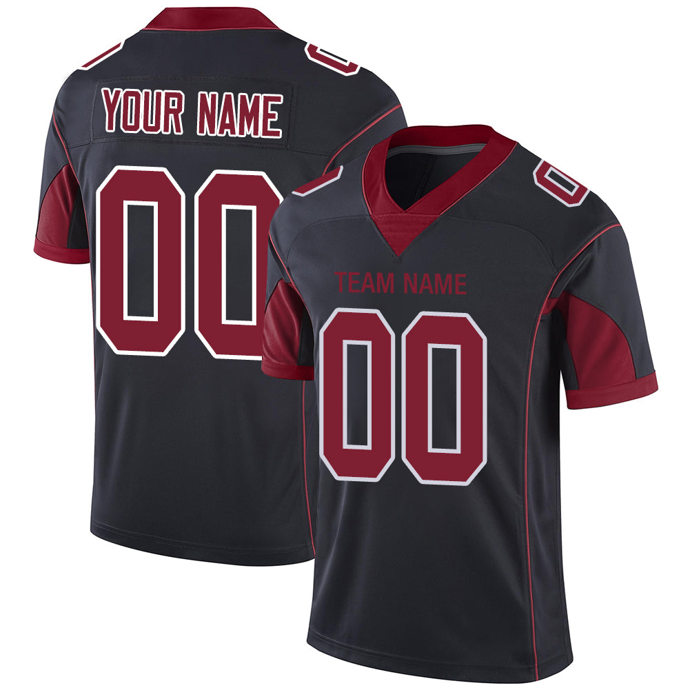 Custom black football jersey | GameDay Jerseys