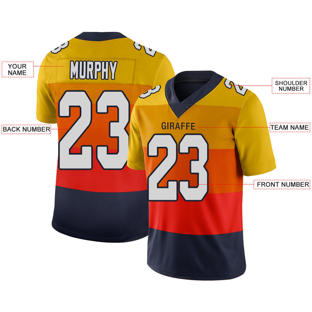 Custom football jersey front view | GameDay Jerseys