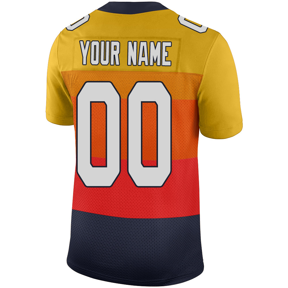 Custom football jersey back view | GameDay Jerseys