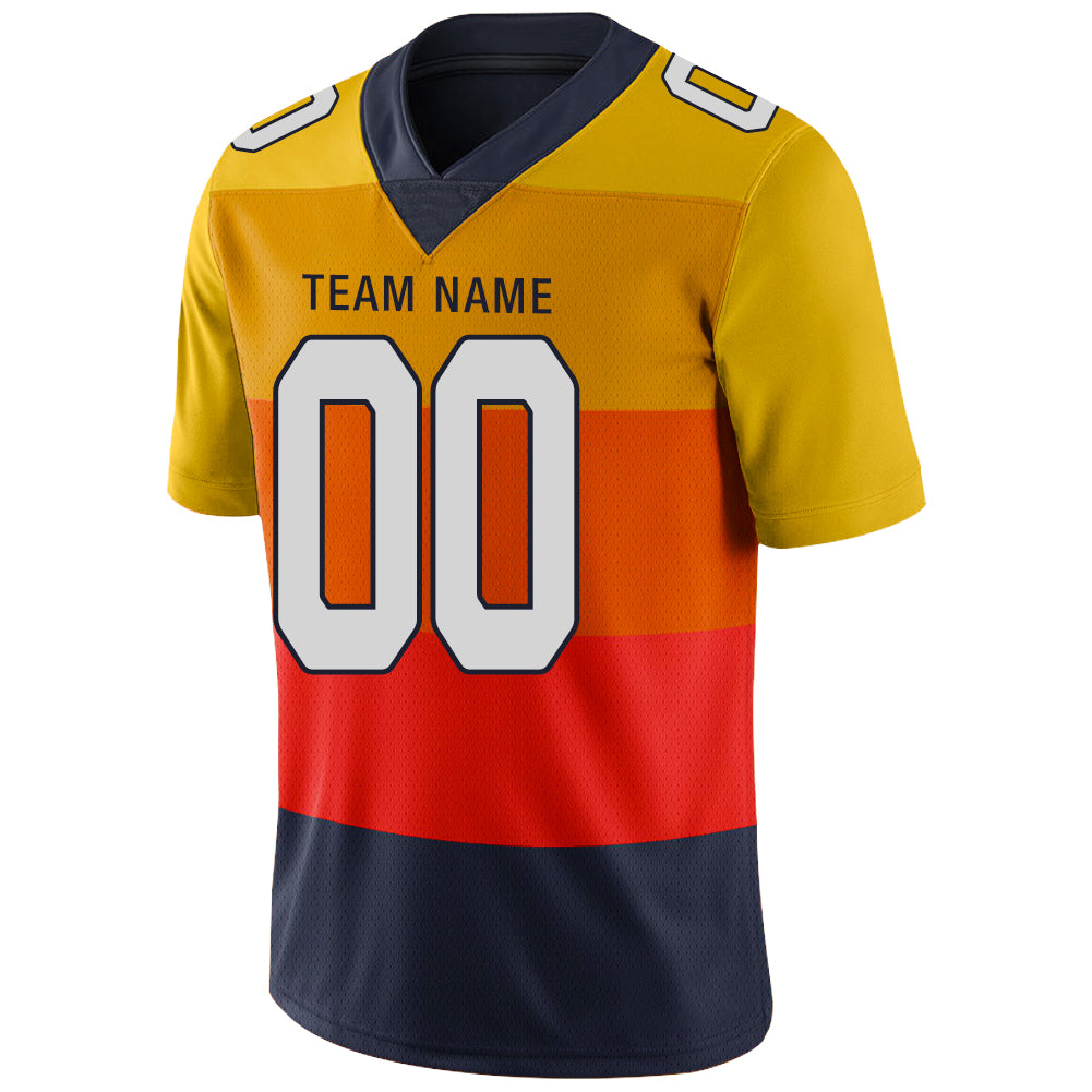 Custom football jersey detail | GameDay Jerseys