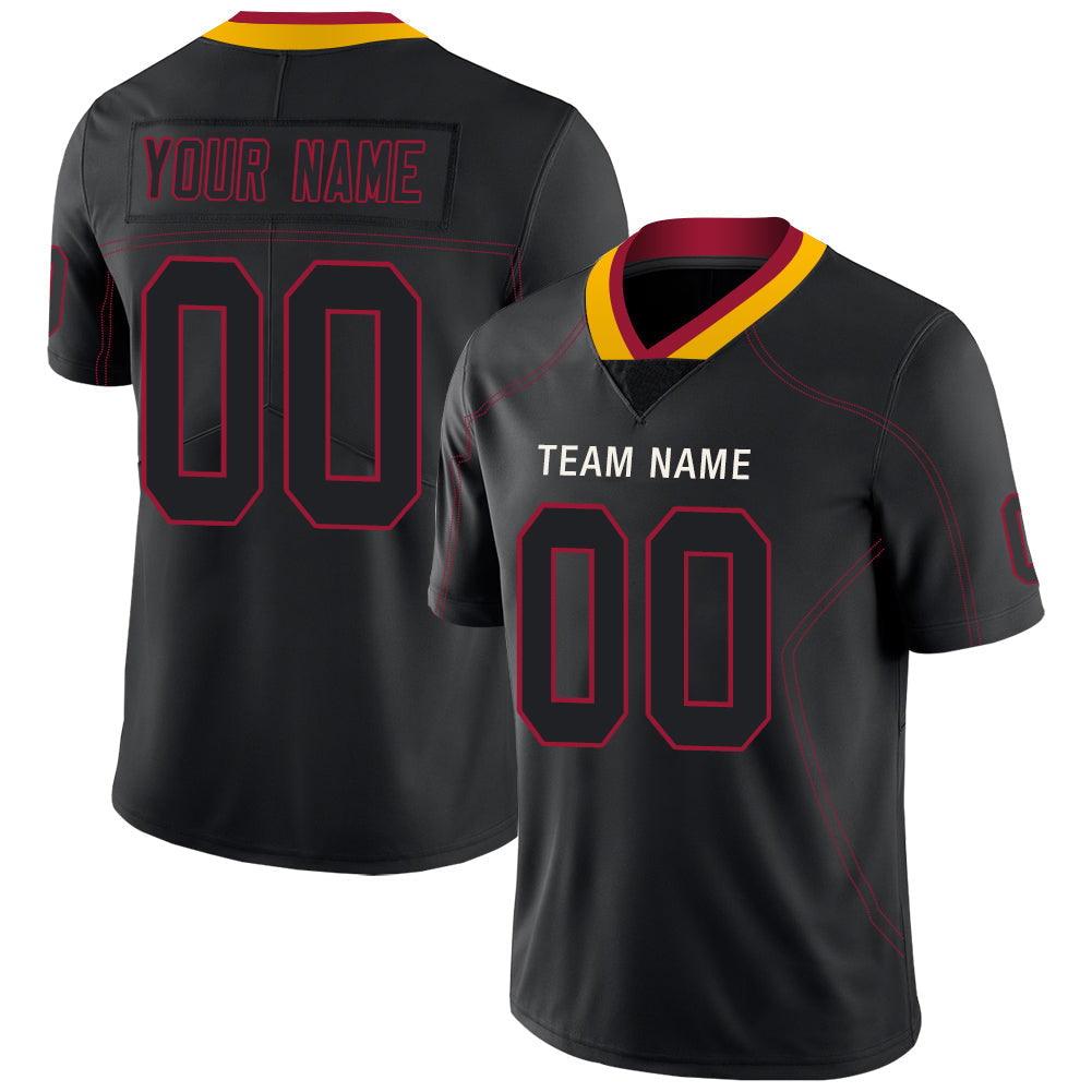 Custom black football jersey | GameDay Jerseys