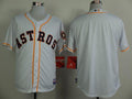 Custom Fan-Made White Houston Astros Baseball Jersey Houston Astros White Baseball Jersey