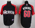Custom Fan-Made Dallas Keuchel Houston Astros #60 Black 2015 All-Star Edition Baseball Jersey