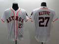 Custom Fan-Made Jose Altuve Houston Astros #27 White Baseball Jersey