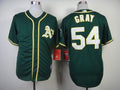 Custom Fan-Made Sonny Gray Oakland Athletics #54 Grey Baseball Jersey