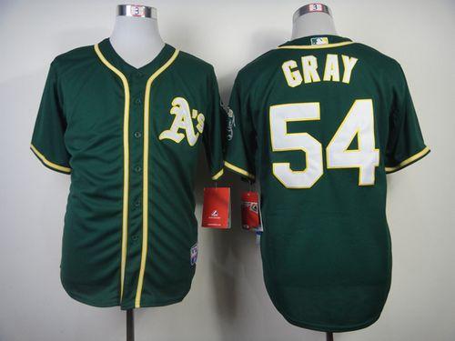 Custom Fan-Made Sonny Gray Oakland Athletics #54 Grey Baseball Jersey