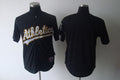 Custom Fan-Made Black Oakland Athletics Baseball Jersey Oakland Athletics Black Baseball Jersey