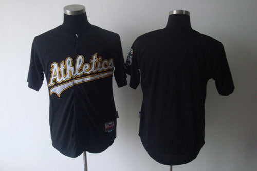 Custom Fan-Made Black Oakland Athletics Baseball Jersey Oakland Athletics Black Baseball Jersey