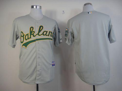 Custom Fan-Made Grey Oakland Athletics Baseball Jersey Oakland Athletics Grey Baseball Jersey