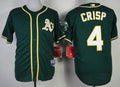 Custom Fan-Made Coco Crisp Oakland Athletics #4 Green Baseball Jersey