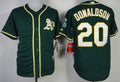 Custom Fan-Made Josh Donaldson Oakland Athletics #20 Green Baseball Jersey