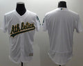 Custom Fan-Made White Oakland Athletics Baseball Jersey Oakland Athletics White Baseball Jersey