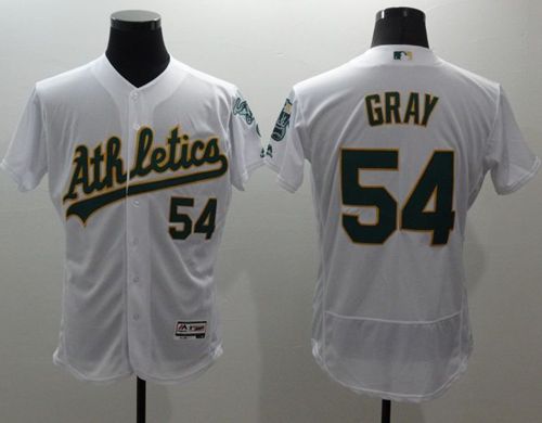 Custom Fan-Made Sonny Gray Oakland Athletics #54 Grey Baseball Jersey