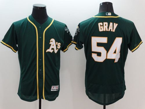 Custom Fan-Made Sonny Gray Oakland Athletics #54 Grey Baseball Jersey