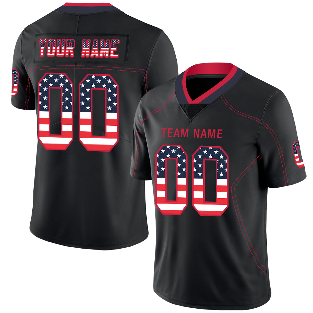Custom black football jersey | GameDay Jerseys