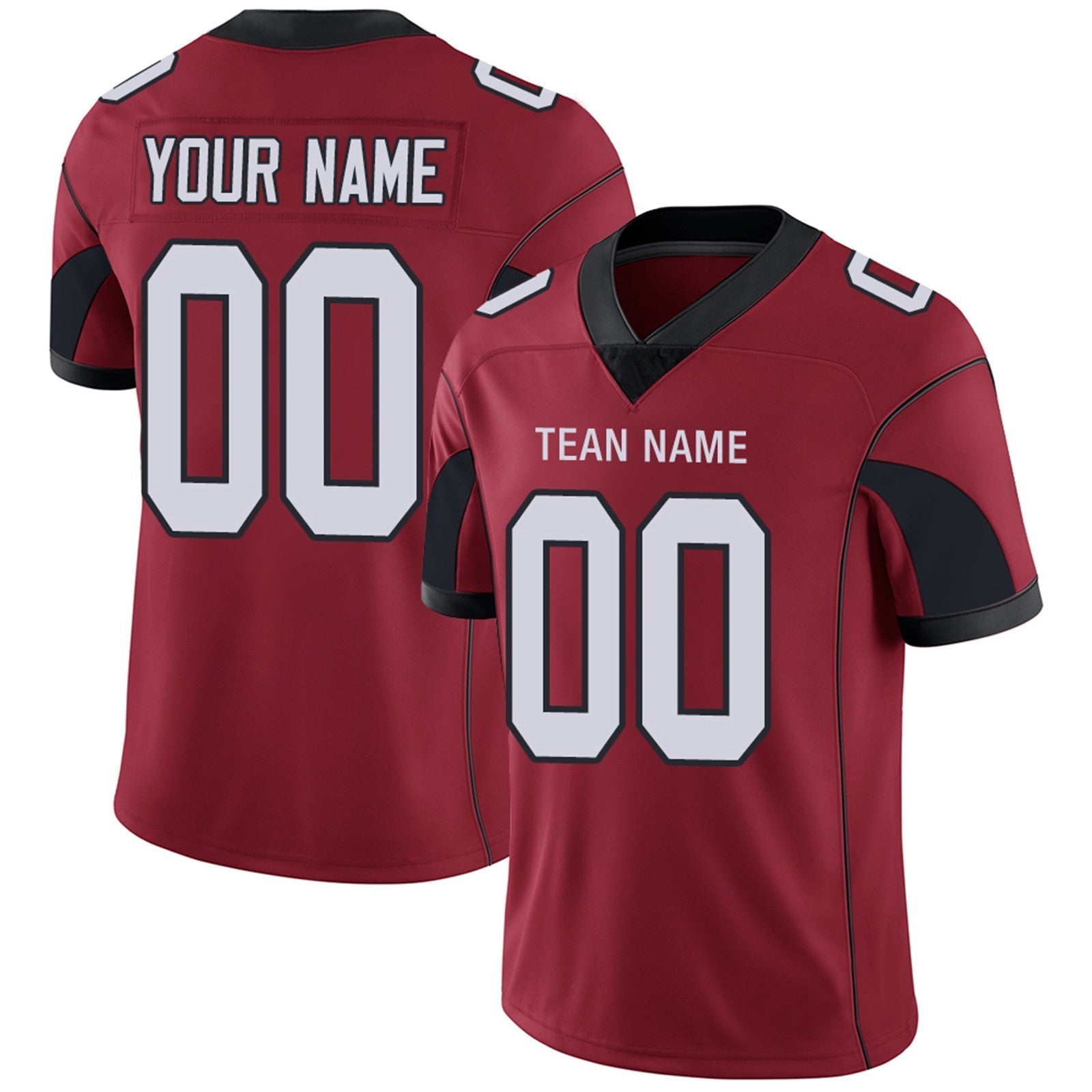 Custom red football jersey | GameDay Jerseys
