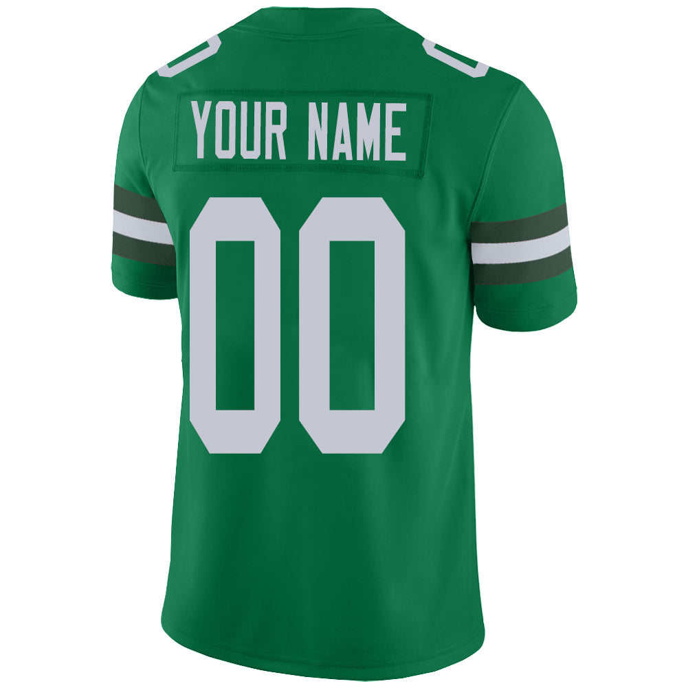 Custom green football jersey back view | GameDay Jerseys