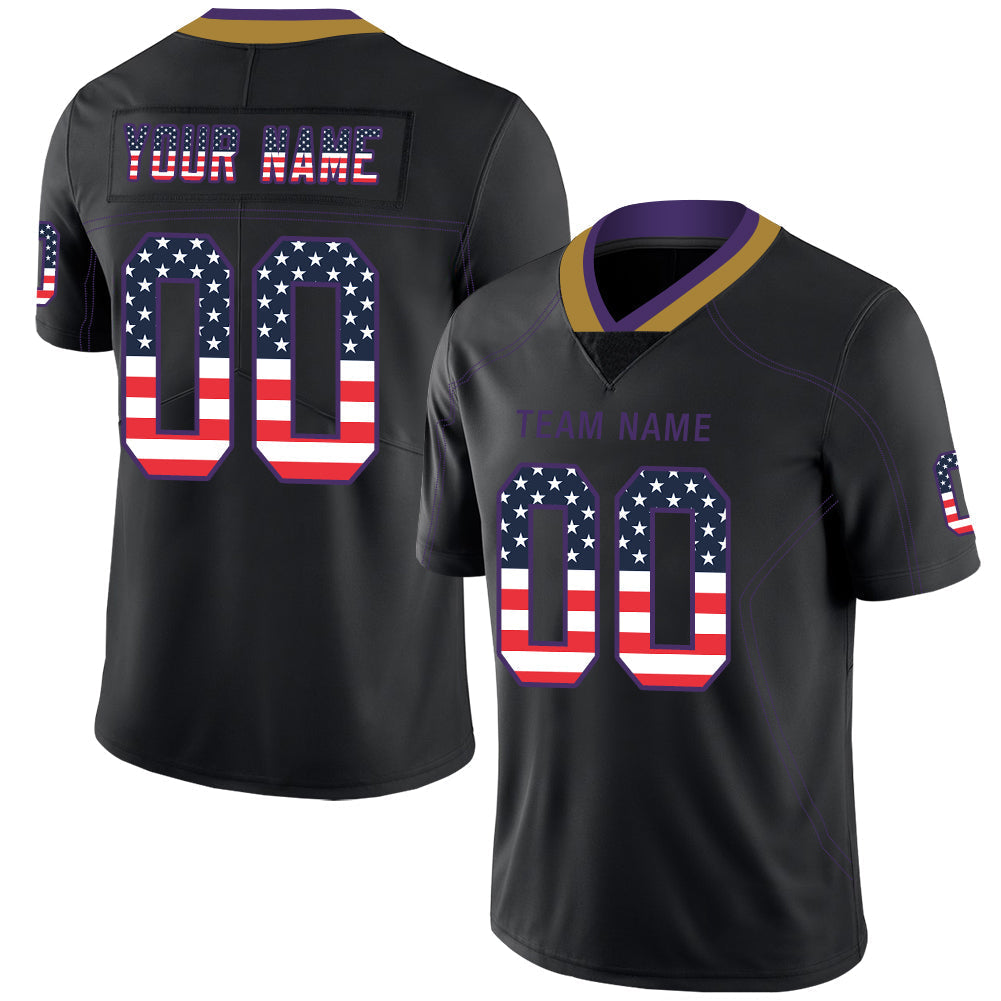Custom black football jersey | GameDay Jerseys