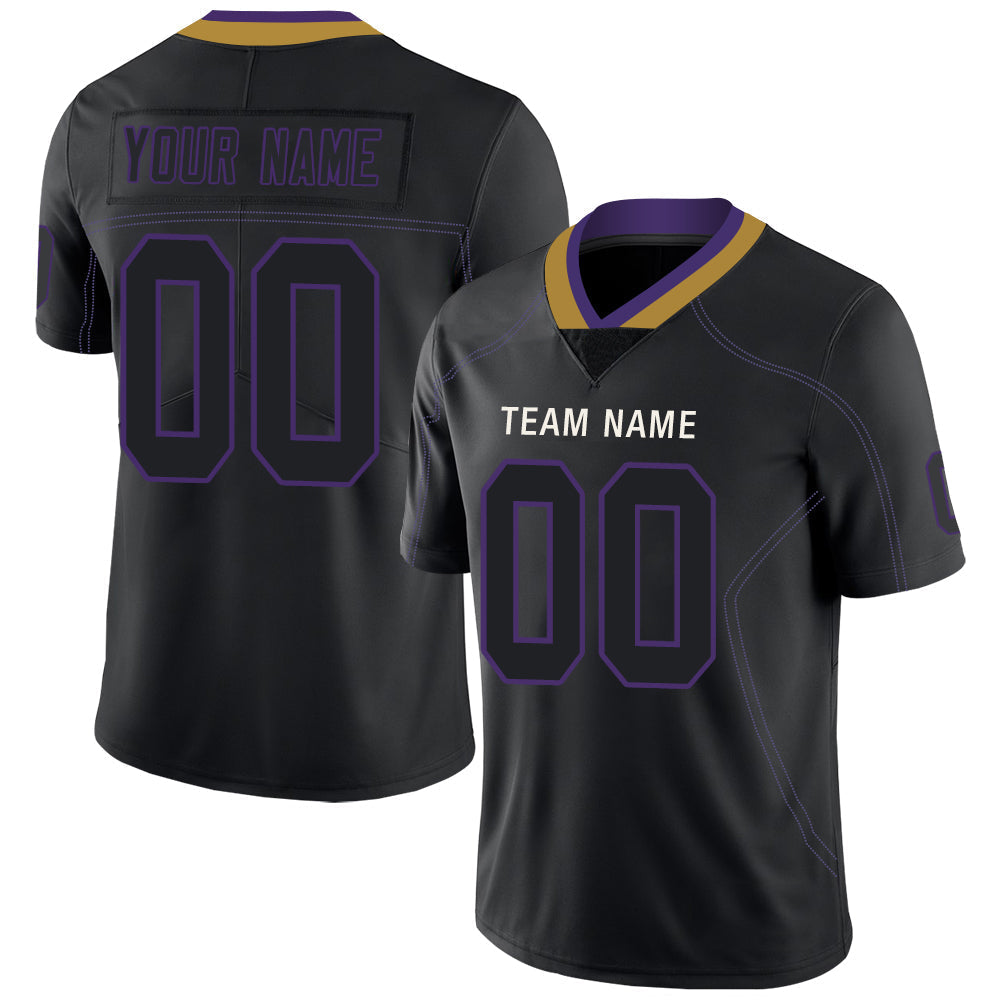 Custom black football jersey | GameDay Jerseys