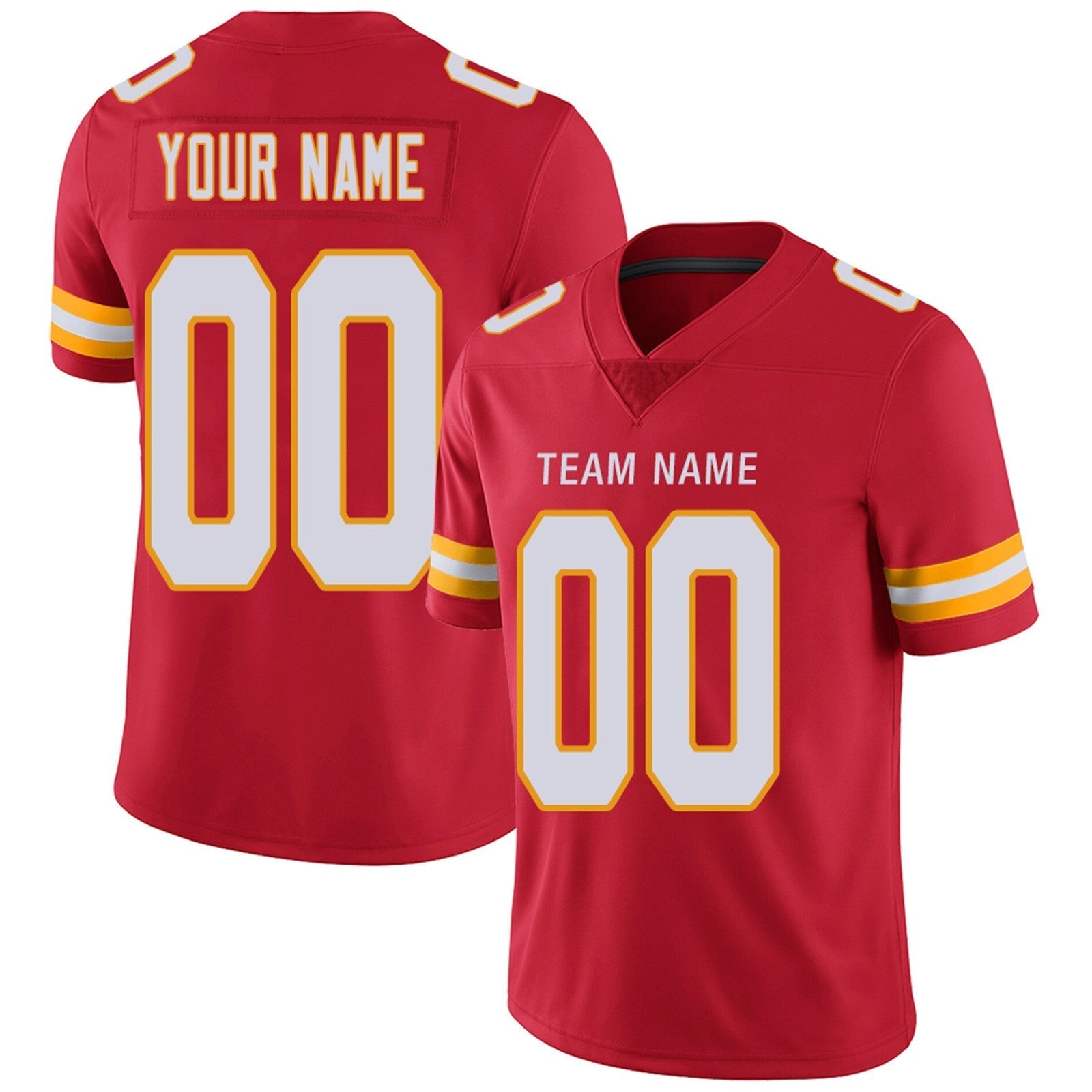 Custom red football jersey | GameDay Jerseys