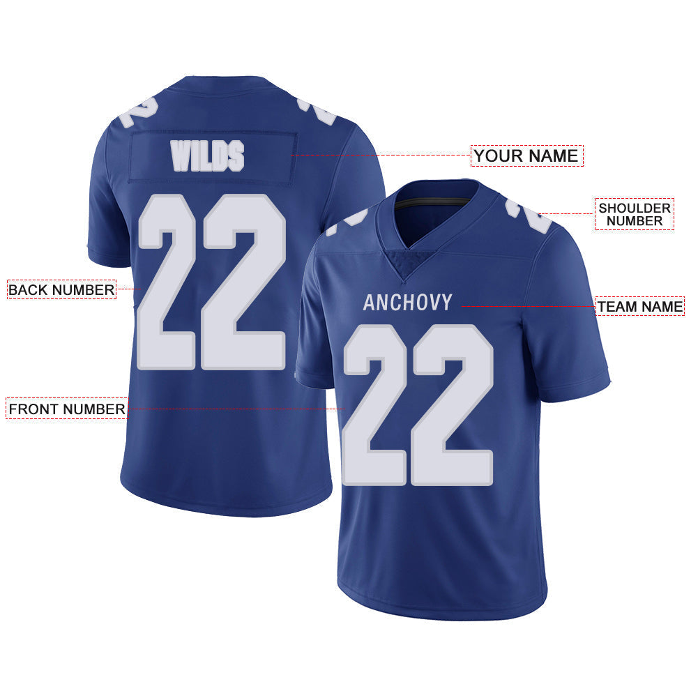 Custom football jersey front view | GameDay Jerseys