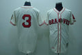 Custom Fan-Made Babe Ruth Atlanta Braves #3 Throwback Baseball Jersey