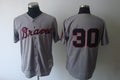 Custom Fan-Made Orlando Cepeda Atlanta Braves #30 Grey 1969 Baseball Jersey