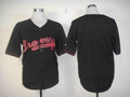 Custom Fan-Made Black Atlanta Braves Baseball Jersey Atlanta Braves Black Baseball Jersey
