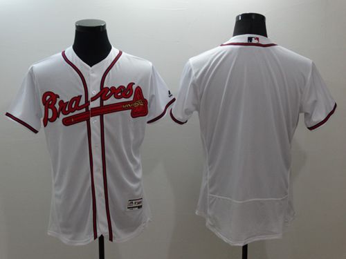 Custom Fan-Made White Atlanta Braves Baseball Jersey Atlanta Braves White Baseball Jersey