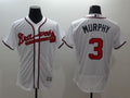 Custom Fan-Made Dale Murphy Atlanta Braves #3 White Baseball Jersey