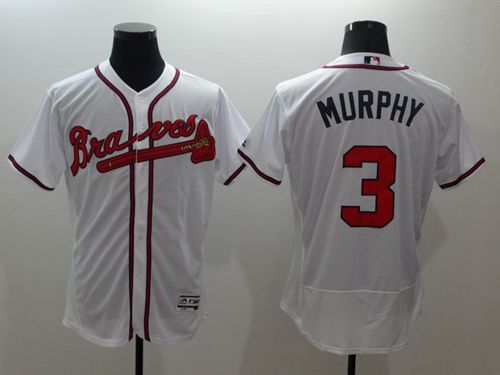 Custom Fan-Made Dale Murphy Atlanta Braves #3 White Baseball Jersey
