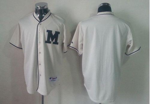 Custom Fan-Made Cream 1913 Milwaukee Brewers Baseball Jersey Milwaukee Brewers 1913 Throwback Turn Back Clock Edition Baseball Jersey