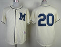 Custom Fan-Made Jonathan Lucroy Milwaukee Brewers #20 1913 Throwback Turn Back Clock Edition Baseball Jersey