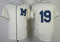 Custom Fan-Made Robin Yount Milwaukee Brewers #19 1913 Throwback Turn Back Clock Edition Baseball Jersey