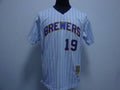 Custom Fan-Made Robin Yount Blue Milwaukee Brewers #19 Blue Throwback Baseball Jersey