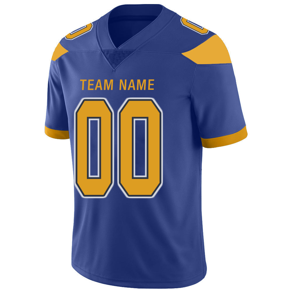 Custom powder football jersey detail | GameDay Jerseys