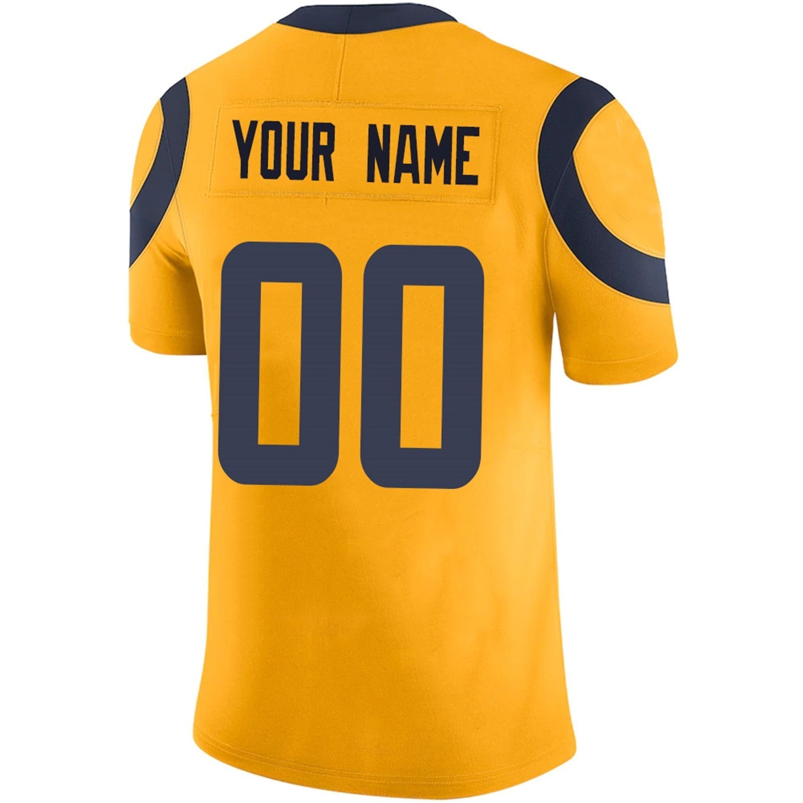 Custom navy football jersey full view | GameDay Jerseys
