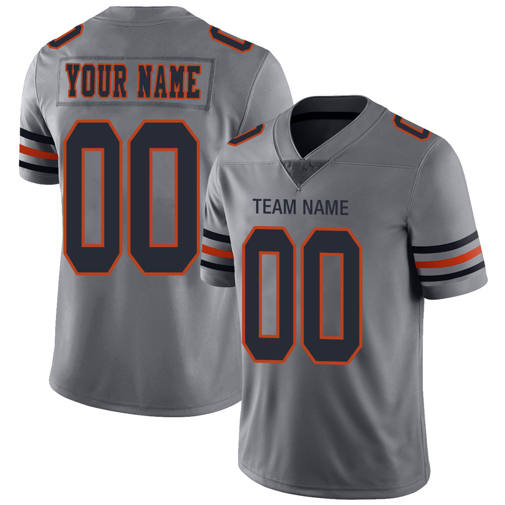 Custom grey football jersey | GameDay Jerseys