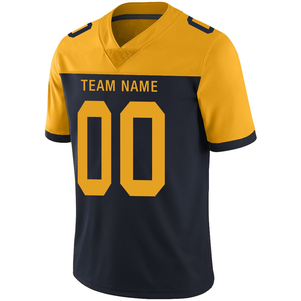 Custom green football jersey side view | GameDay Jerseys