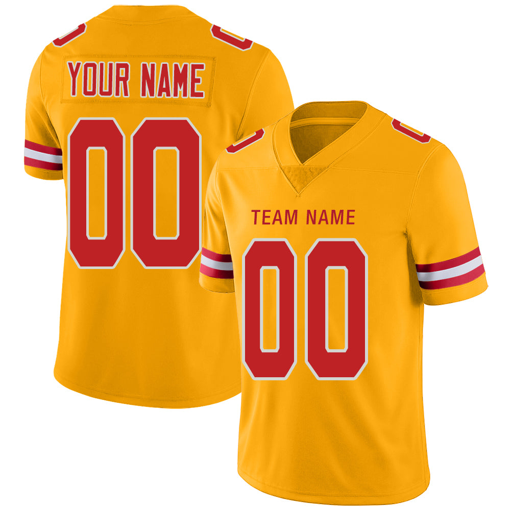 Custom gold football jersey | GameDay Jerseys