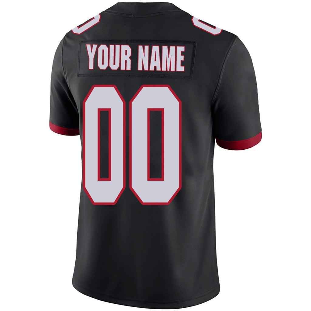 Custom red football jersey styled | GameDay Jerseys