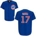 Custom Fan-Made Matt Garza Chicago Cubs #17 Blue Baseball Jersey