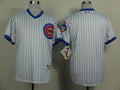 Custom Fan-Made White 1988 Chicago Cubs Baseball Jersey Chicago Cubs White 1988 Throwback Turn Back Clock Edition Baseball Jersey