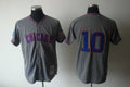 Custom Fan-Made Ron Santo Chicago Cubs #10 Grey 1968 Throwback Baseball Jersey