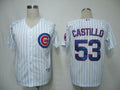 Custom Fan-Made Welington Castillo Chicago Cubs #53 White Baseball Jersey